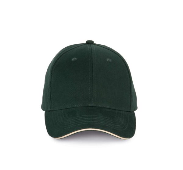 CAP WITH CONTRASTING SANDWICH PEAK - 6PANELS