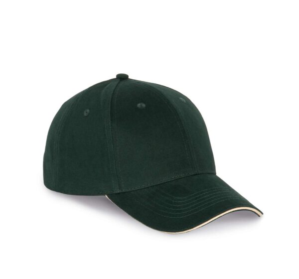 CAP WITH CONTRASTING SANDWICH PEAK - 6PANELS