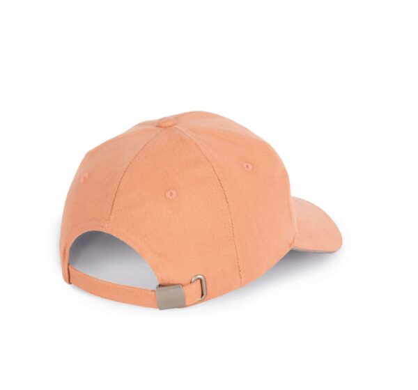 CAP IN ORGANIC COTTON WITH CONTRASTING SANDWICH PEAK - 6PANELS