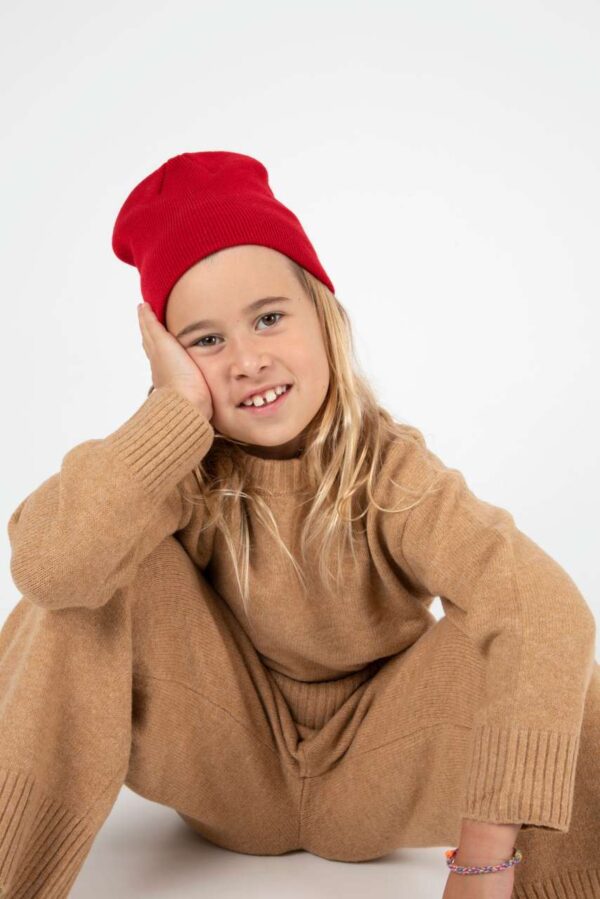 KNITTED KIDS' BEANIE