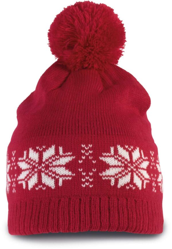 FAIR ISLE KNIT BEANIE