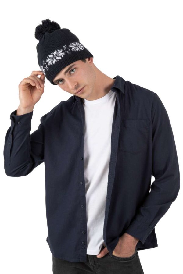 FAIR ISLE KNIT BEANIE