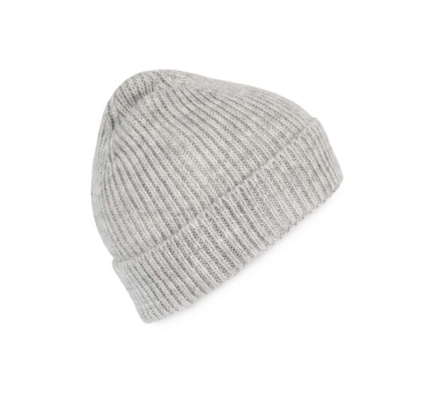 CLASSIC KNITTED BEANIE IN RECYCLED YARN