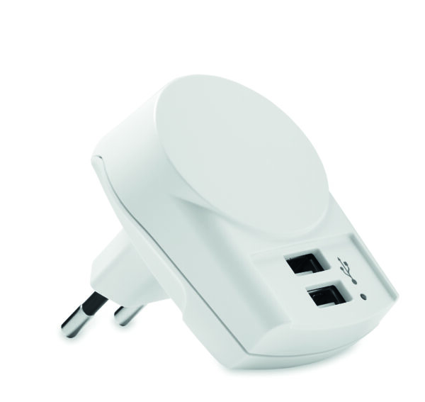 EURO USB CHARGER 2XA