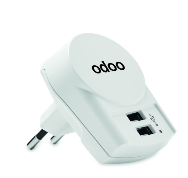 EURO USB CHARGER 2XA