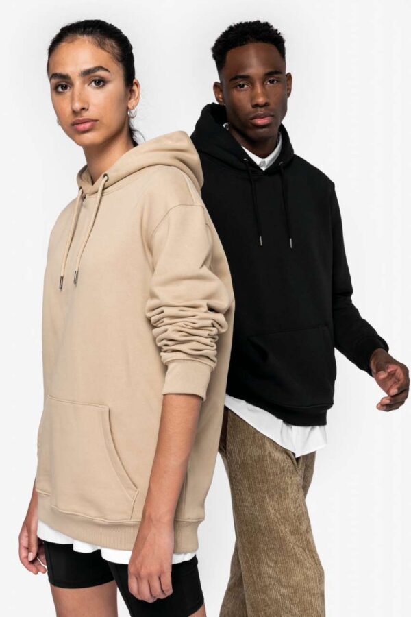 ECO-FRIENDLY UNISEX HOODED SWEATSHIRT