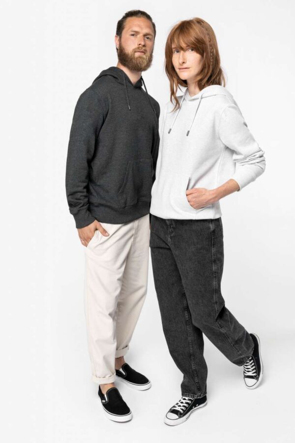 ECO-FRIENDLY UNISEX RECYCLED HOODED SWEATSHIRT