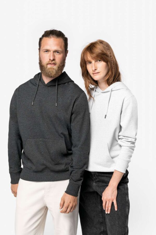 ECO-FRIENDLY UNISEX RECYCLED HOODED SWEATSHIRT