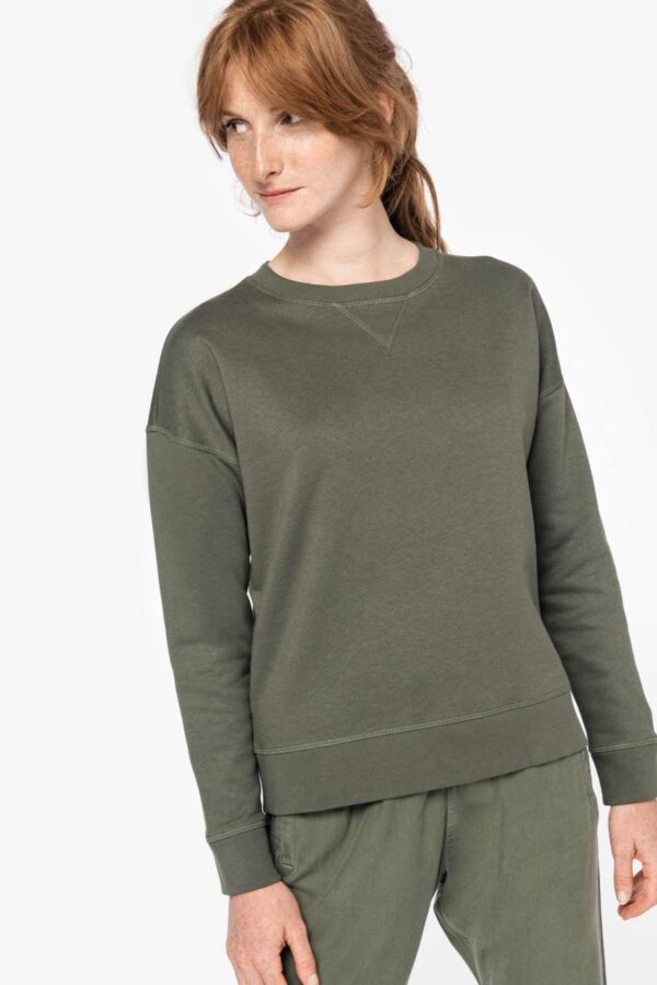 ECO-FRIENDLY LADIES’ DROP-SHOULDER SWEATSHIRT