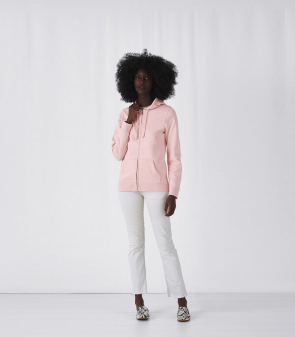 B&C | Organic Zipped Hood | women