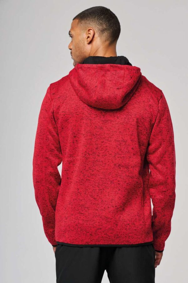 MEN'S HEATHER HOODED JACKET