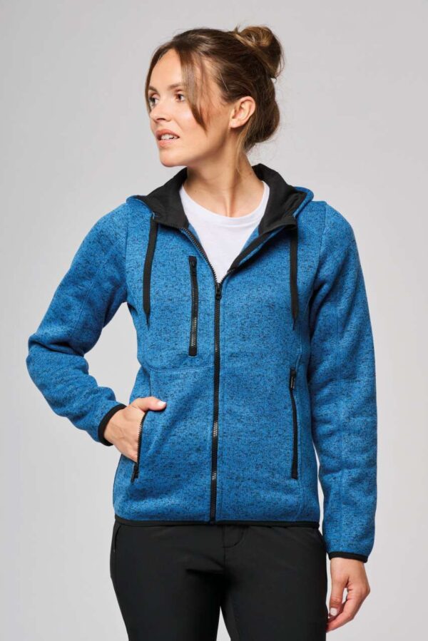LADIES’ HEATHER HOODED JACKET