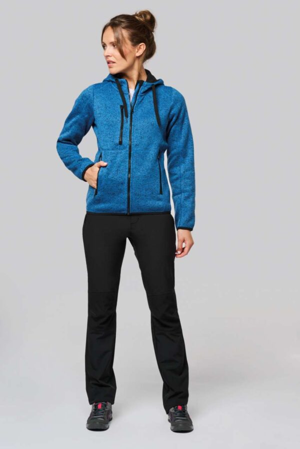 LADIES’ HEATHER HOODED JACKET
