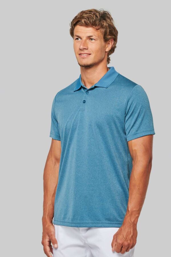 ADULT SHORT-SLEEVED MARL POLO SHIRT