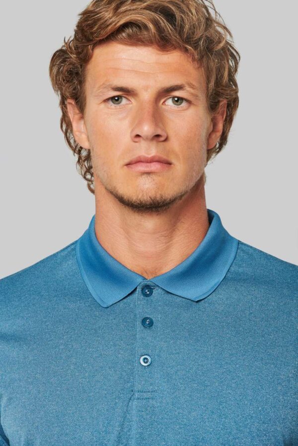 ADULT SHORT-SLEEVED MARL POLO SHIRT