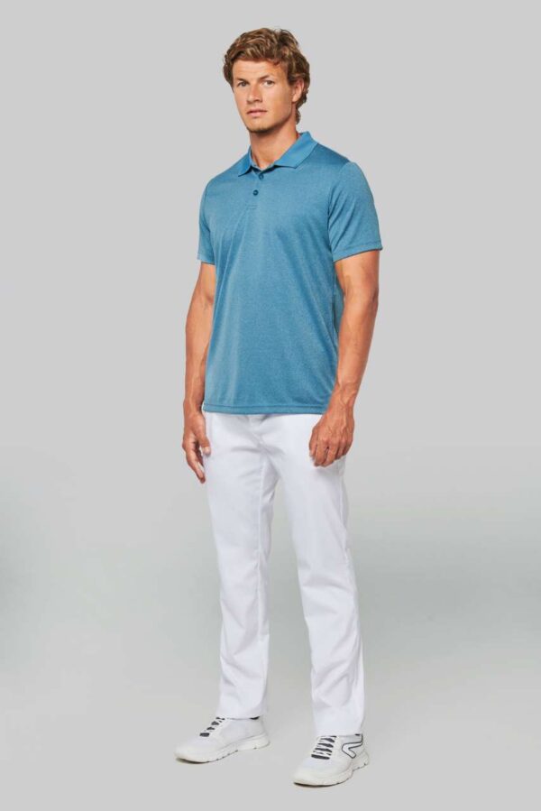 ADULT SHORT-SLEEVED MARL POLO SHIRT