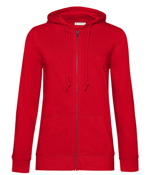 B&C | Organic Zipped Hood | women