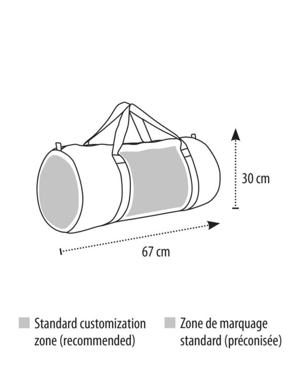 SOL'S SOHO 67 - LARGE 420D POLYESTER TRAVEL BAG