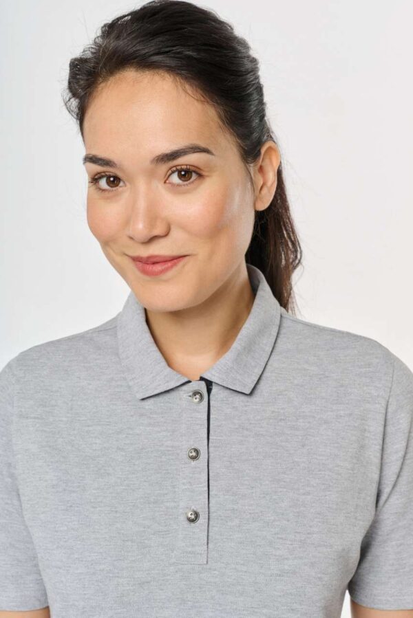 LADIES’ SHORT-SLEEVED LONGLINE POLO SHIRT