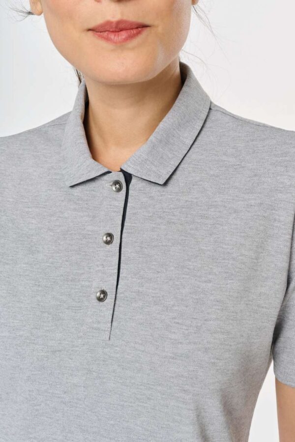 LADIES’ SHORT-SLEEVED LONGLINE POLO SHIRT