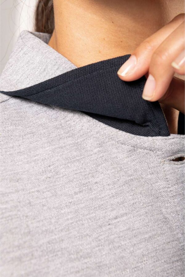 LADIES’ SHORT-SLEEVED LONGLINE POLO SHIRT