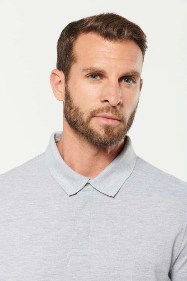 MEN'S SHORT SLEEVE STUD POLO SHIRT