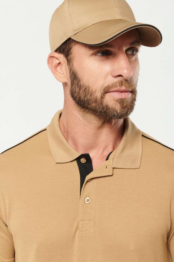 MEN'S SHORT-SLEEVED CONTRASTING DAYTODAY POLO SHIRT