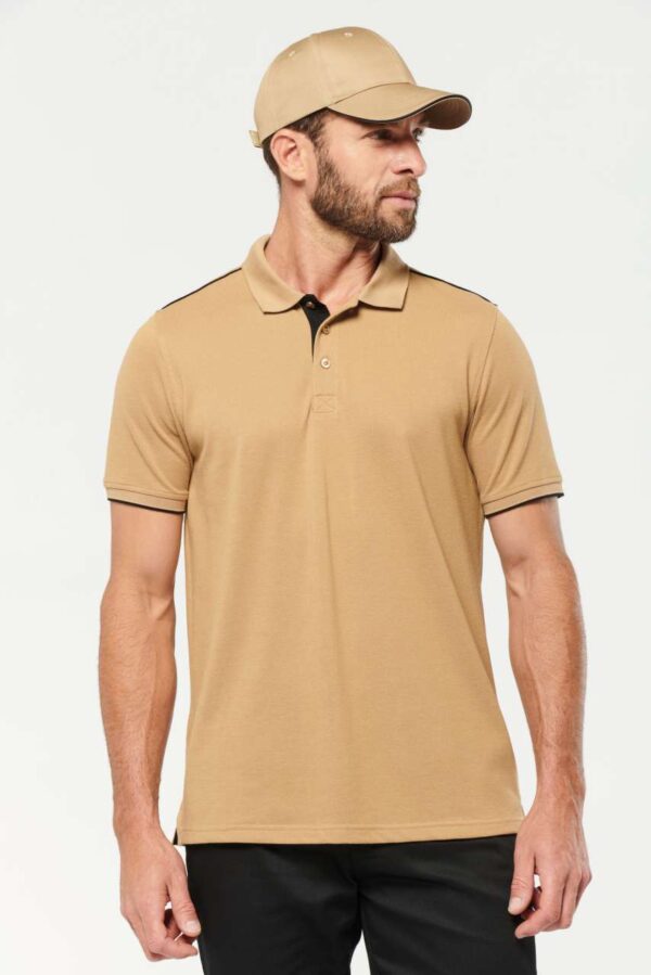 MEN'S SHORT-SLEEVED CONTRASTING DAYTODAY POLO SHIRT