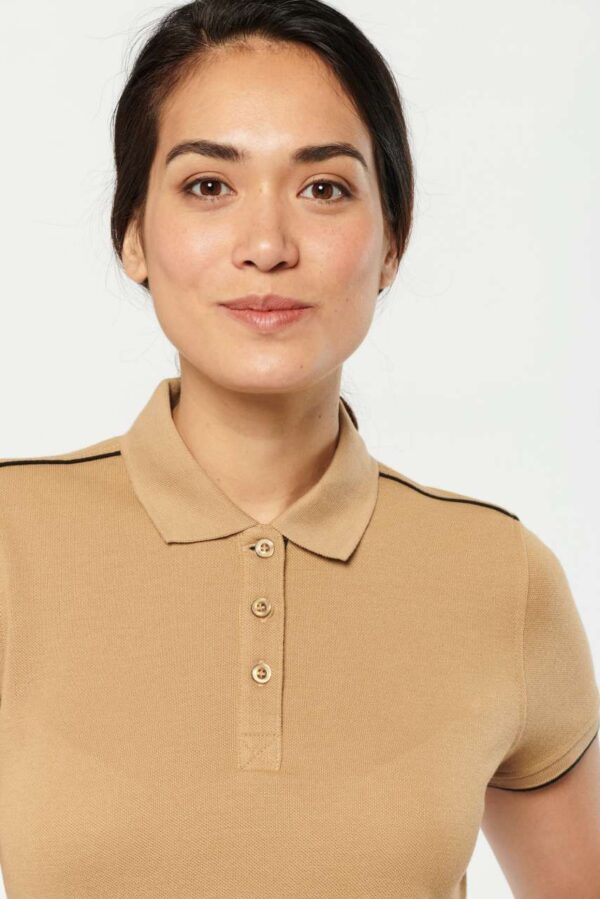 LADIES' SHORT-SLEEVED CONTRASTING DAYTODAY POLO SHIRT