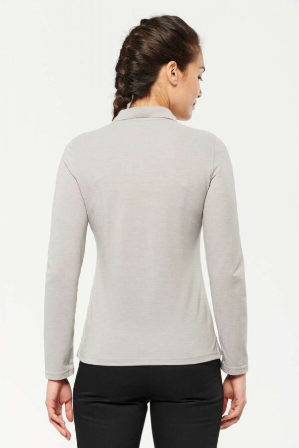 LADIES' LONG-SLEEVED POLO SHIRT