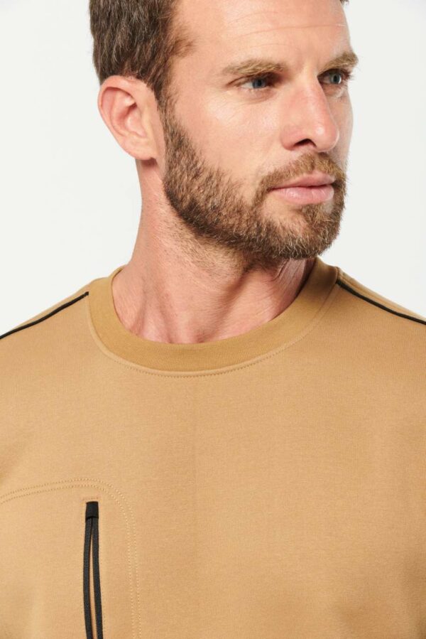 UNISEX DAYTODAY CONTRASTING POCKET SWEATSHIRT