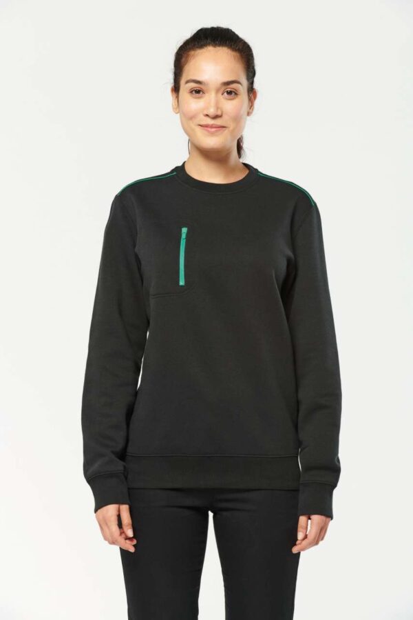 UNISEX DAYTODAY CONTRASTING POCKET SWEATSHIRT