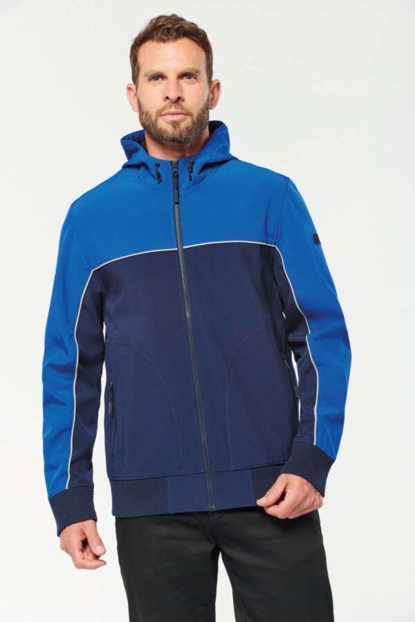 UNISEX 3-LAYER TWO-TONE BIONIC SOFTSHELL JACKET