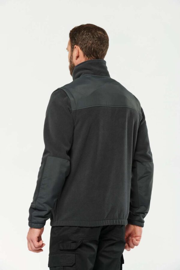 FLEECE JACKET WITH REMOVABLE SLEEVES